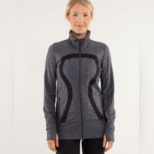 Lululemon In Stride Jacket Heathered Coal / Black